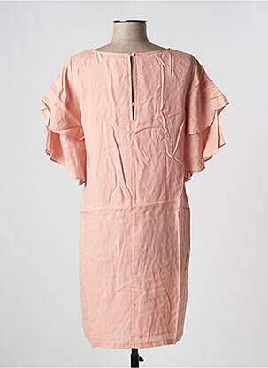 Robe courte manches courtes manches courtes rose MINIMUM femme