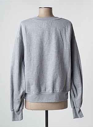 Sweat-shirt stretch manches longues gris ANDY & LUCY femme