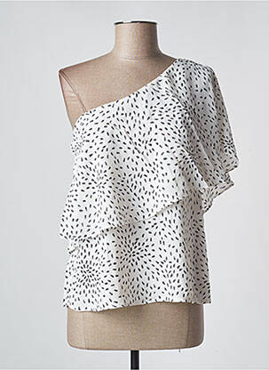 Top manches courtes manches courtes blanc VILA femme