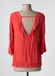 Blouse rouge ICHI pour femme seconde vue
