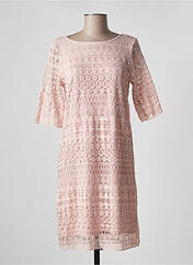 Robe mi-longue rose VILA pour femme seconde vue