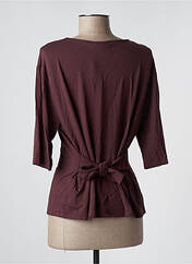 T-shirt marron ICHI pour femme seconde vue