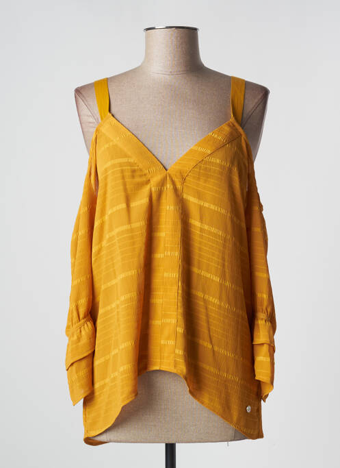 Blouse manches 3/4 manches 3/4 jaune SALSA femme
