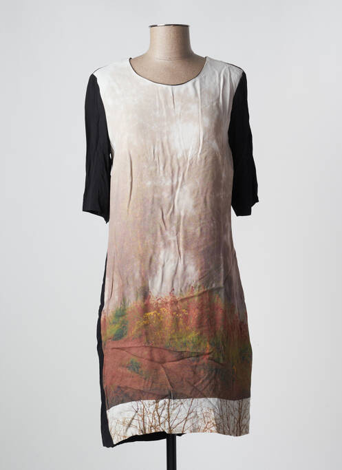 Robe mi-longue noir NICE THINGS pour femme