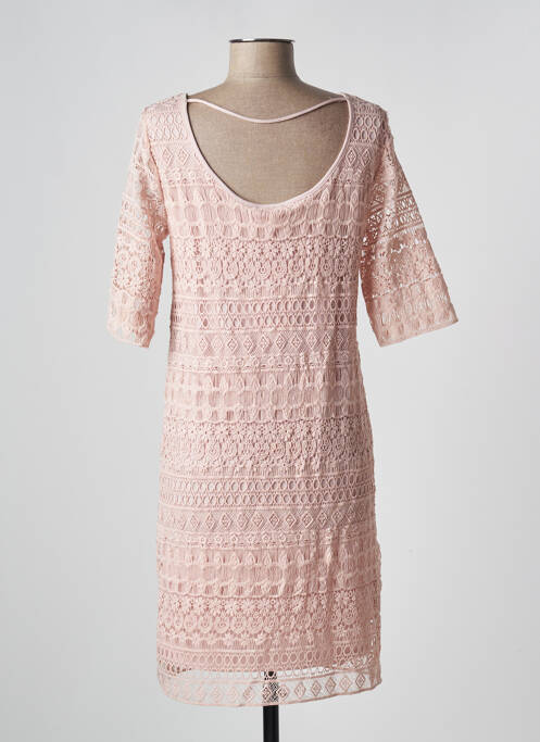 Robe mi-longue rose VILA pour femme