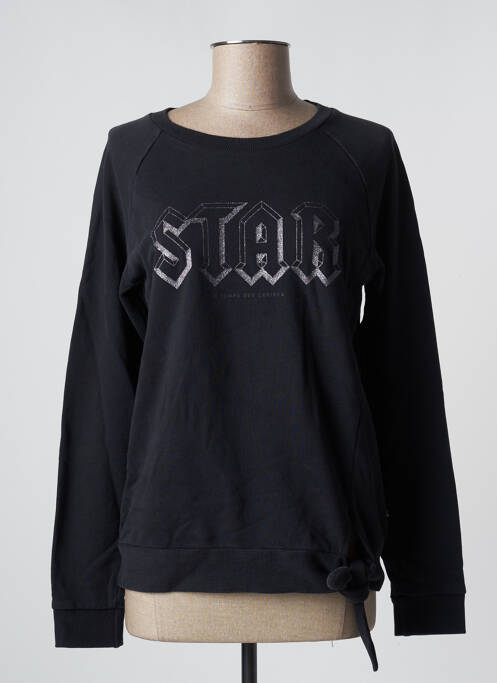 Sweat-shirt noir LE TEMPS DES CERISES pour femme