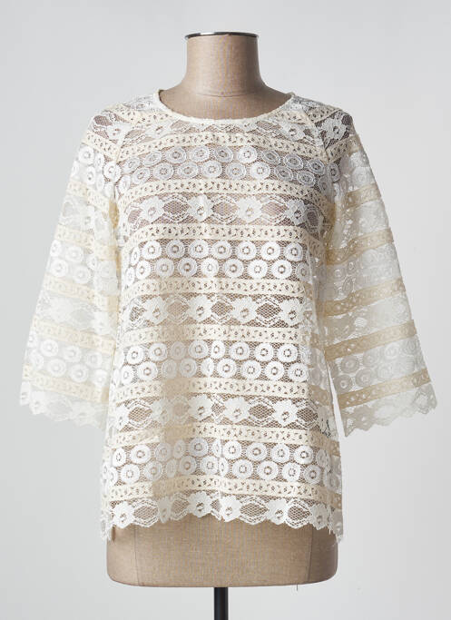 Top beige FREEMAN T.PORTER pour femme