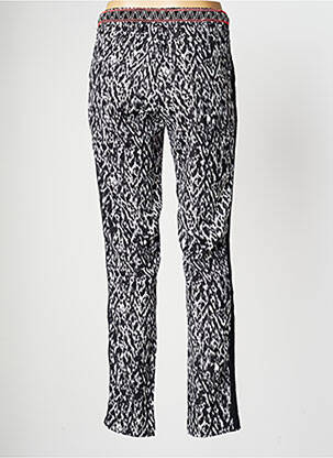 Pantalon droit tissage crêpe taille normale noir KAPORAL femme