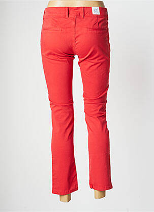 Pantalon 7/8 stretch taille normale rouge DONOVAN femme