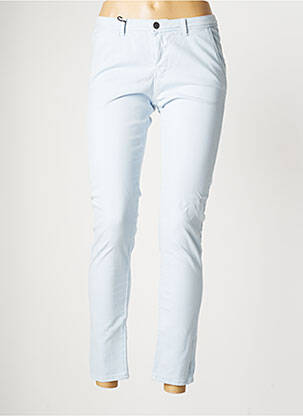 Pantalon 7/8 stretch taille normale bleu SCHOOL RAG femme