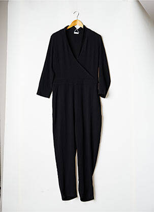 Combi-pantalon col cache-coeur manches longues noir VILA femme