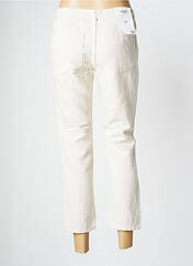 Pantalon 7/8 beige LABDIP pour femme seconde vue