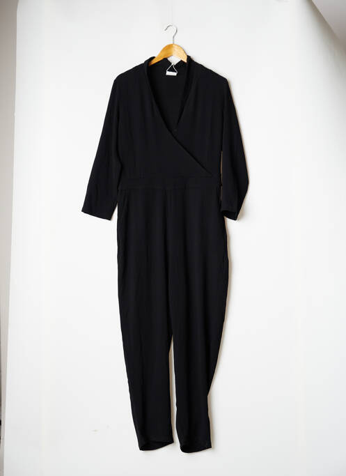 Combi-pantalon col cache-coeur manches longues noir VILA femme