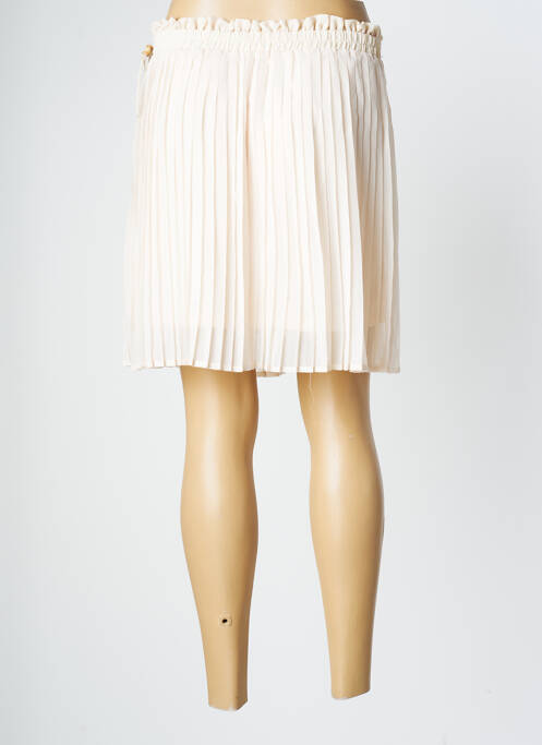 Jupe courte beige GRACE & MILA pour femme