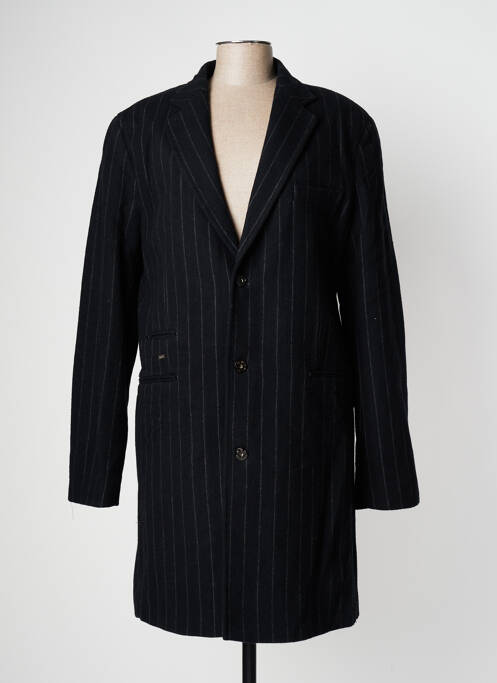 Manteau long noir RWD pour homme