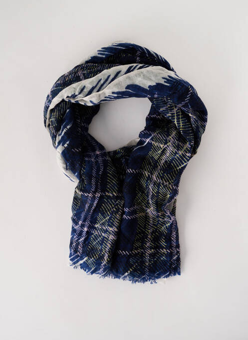 Foulard bleu MII pour femme