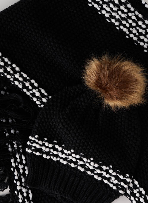 Echarpe noir MOLLY BRACKEN pour femme