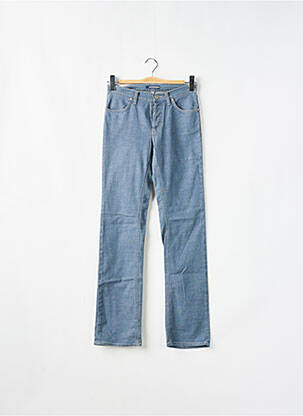 Jeans coupe slim délavé taille haute bleu SCHOOL RAG femme