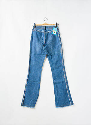 Jean coupe flare stretch taille haute bleu SCHOOL RAG femme
