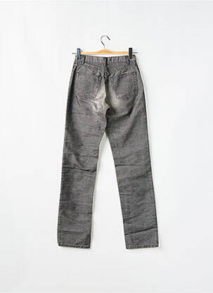 Jeans coupe slim stretch taille haute gris SCHOOL RAG femme