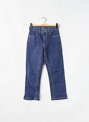 Jeans coupe slim poches taille haute bleu SCHOOL RAG femme