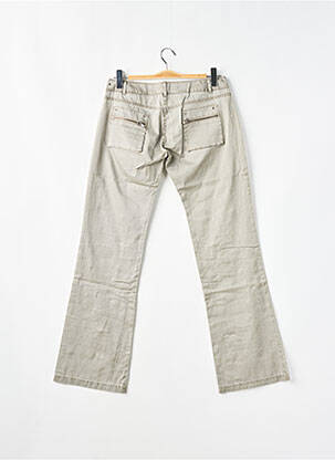 Pantalon droit stretch taille basse vert SESSUN femme