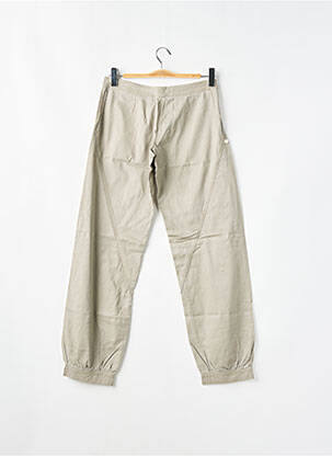 Pantalon droit tissage popeline gris SESSUN femme