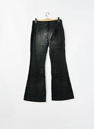Pantalon flare stretch taille haute gris TEDDY SMITH femme