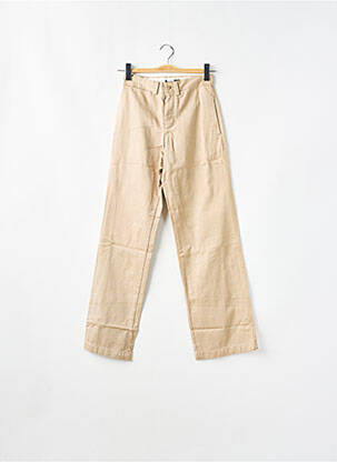 Pantalon chino poches taille haute beige TEDDY SMITH homme