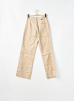 Pantalon chino poches taille haute beige TEDDY SMITH homme