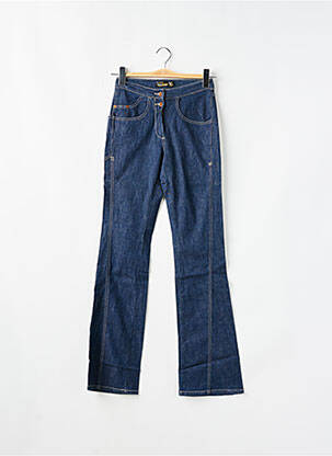 Jeans bootcut taille haute taille haute bleu TEDDY SMITH femme