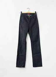 Jeans coupe droite taille haute taille haute bleu TEDDY SMITH femme