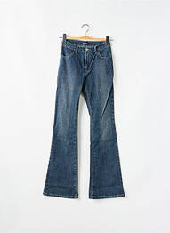 Jeans bootcut taille haute taille haute bleu TEDDY SMITH femme