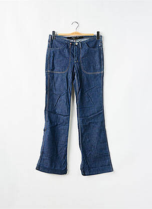 Jeans coupe droite stretch taille normale bleu TEDDY SMITH femme