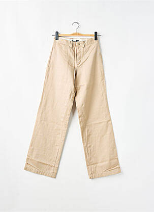 Pantalon chino poches taille haute beige TEDDY SMITH homme