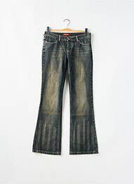 Jeans bootcut stretch taille basse bleu TEDDY SMITH femme