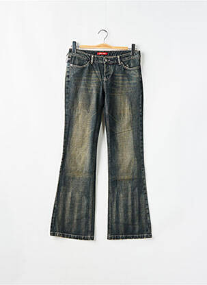 Jeans bootcut stretch taille basse bleu TEDDY SMITH femme