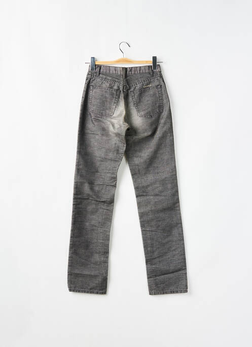 Jeans coupe slim gris SCHOOL RAG pour femme