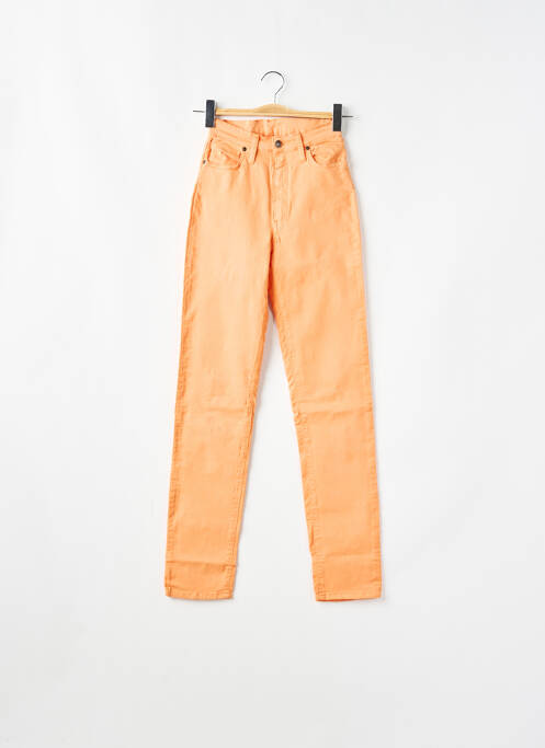 Pantalon slim orange TEDDY SMITH pour femme