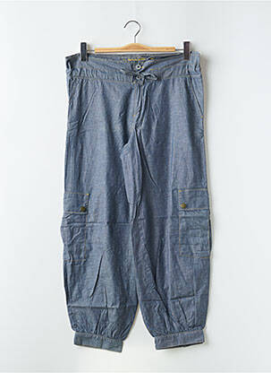 Pantalon cargo resserrée sur le bas taille normale bleu LA BRIGADA INTERNACIONAL femme