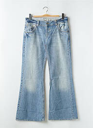 Jean coupe flare stretch taille basse bleu LTB femme