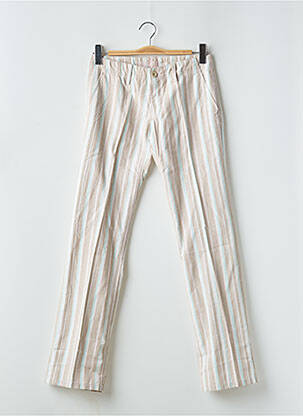 Pantalon slim taille basse taille basse beige MOGUL femme