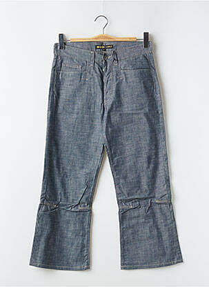 Jeans coupe droite taille haute taille haute bleu RWD femme