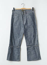 Jeans coupe droite taille haute taille haute bleu RWD femme