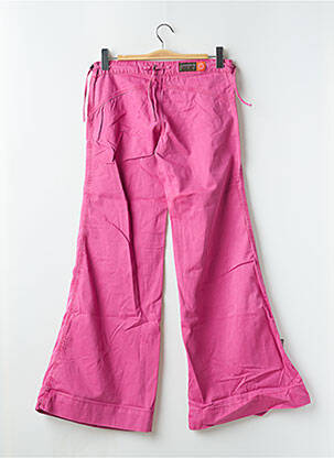 Pantalon flare taille basse taille basse rose SABBATH femme