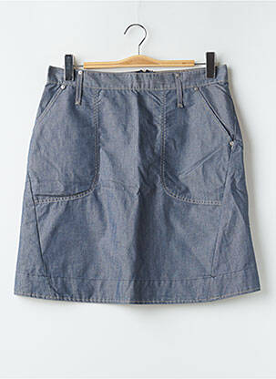 Jupe mi-longue coupe droite bleu LEVI'S femme