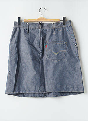 Jupe mi-longue coupe droite bleu LEVI'S femme