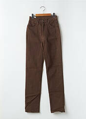 Pantalon slim marron TEDDY SMITH pour femme seconde vue