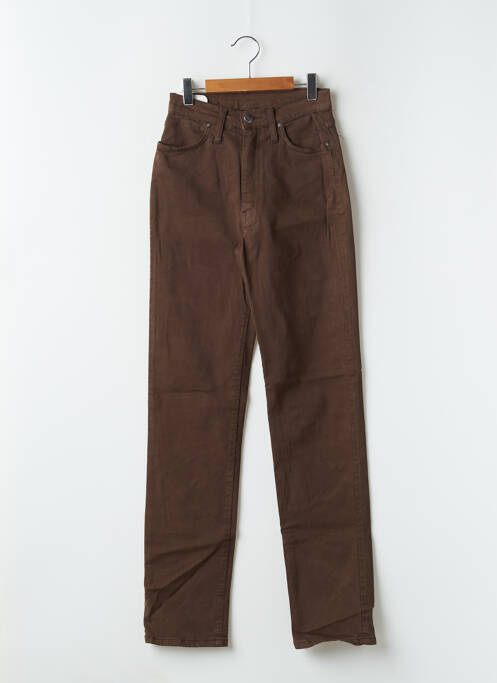 Pantalon slim marron TEDDY SMITH pour femme