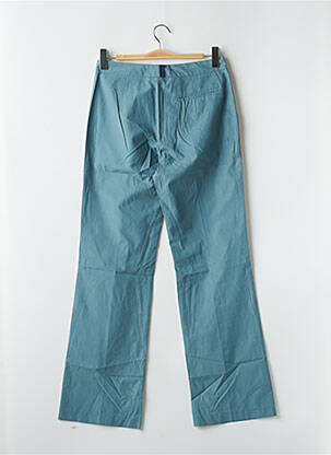 Pantalon chino tissage popeline taille haute bleu BE YOU K femme